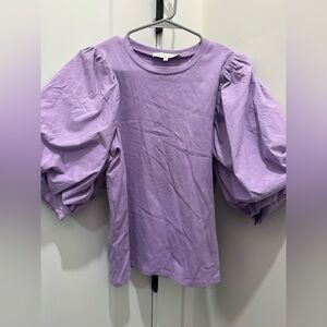 English Factory Lilac Short Sleeve Top